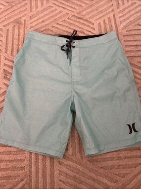 Hurley Men's Light Sea Green Board Shorts